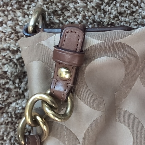 Coach Brooke 14146 Brown Canvas / leather with issues - Picture 10 of 11